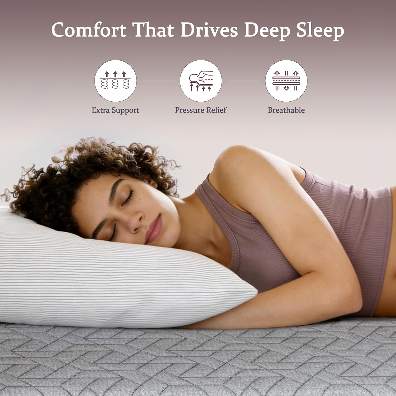 Extra Firm Mattress Topper 3 Inch Queen Size - Fusion Memory Foam Bed Topper Enhanced Pain Relief - Gel Bamboo Charcoal Green Tea Copper Cooling Pad with Cover No Odor - CertiPUR-US Certified