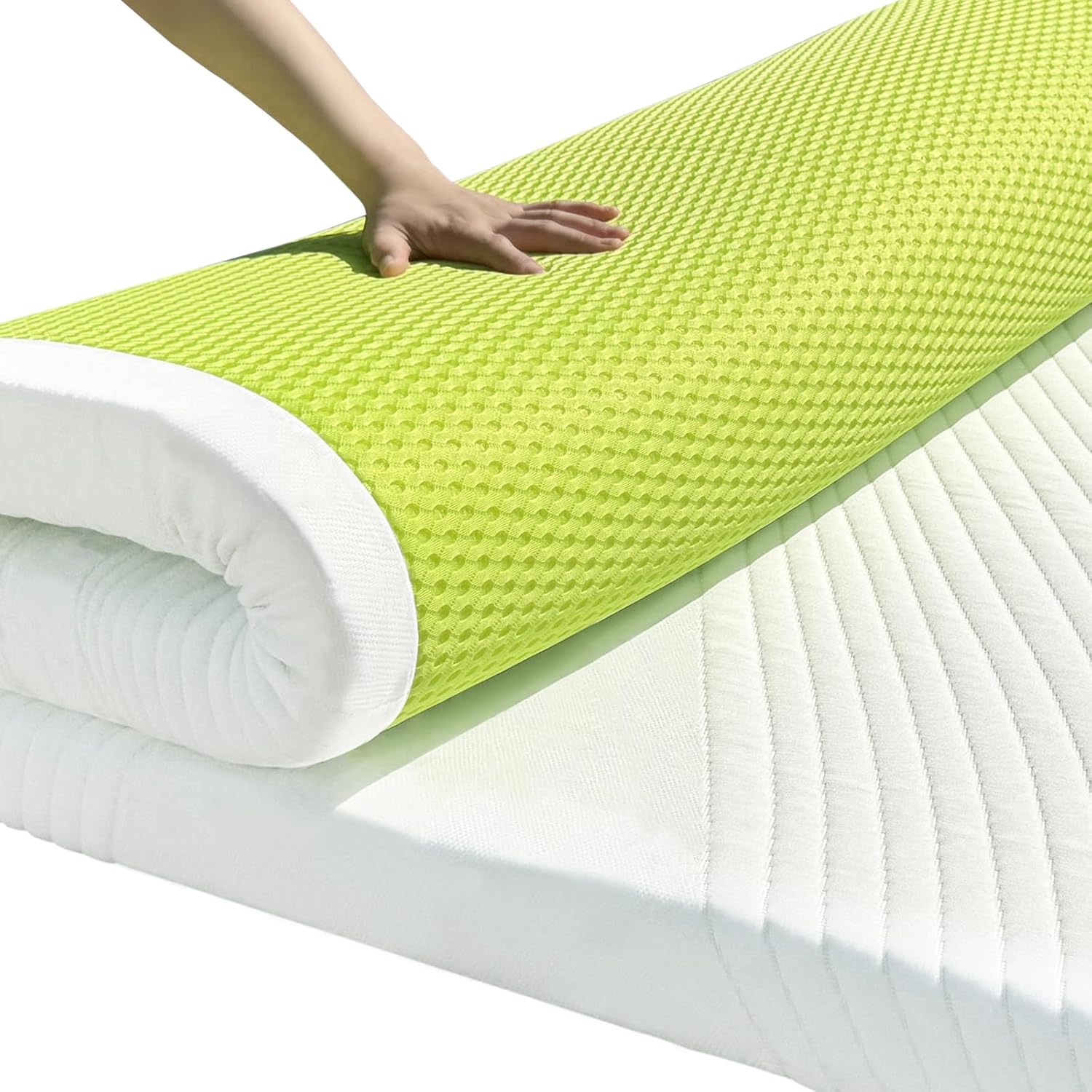 3 Inch Full Firm Mattress Topper, Extra Firm Memory Foam Bed Topper for Pain Relief, Cooling Gel-Infused & Removable Cover, CertiPUR-US & Oeko-Tex Certified