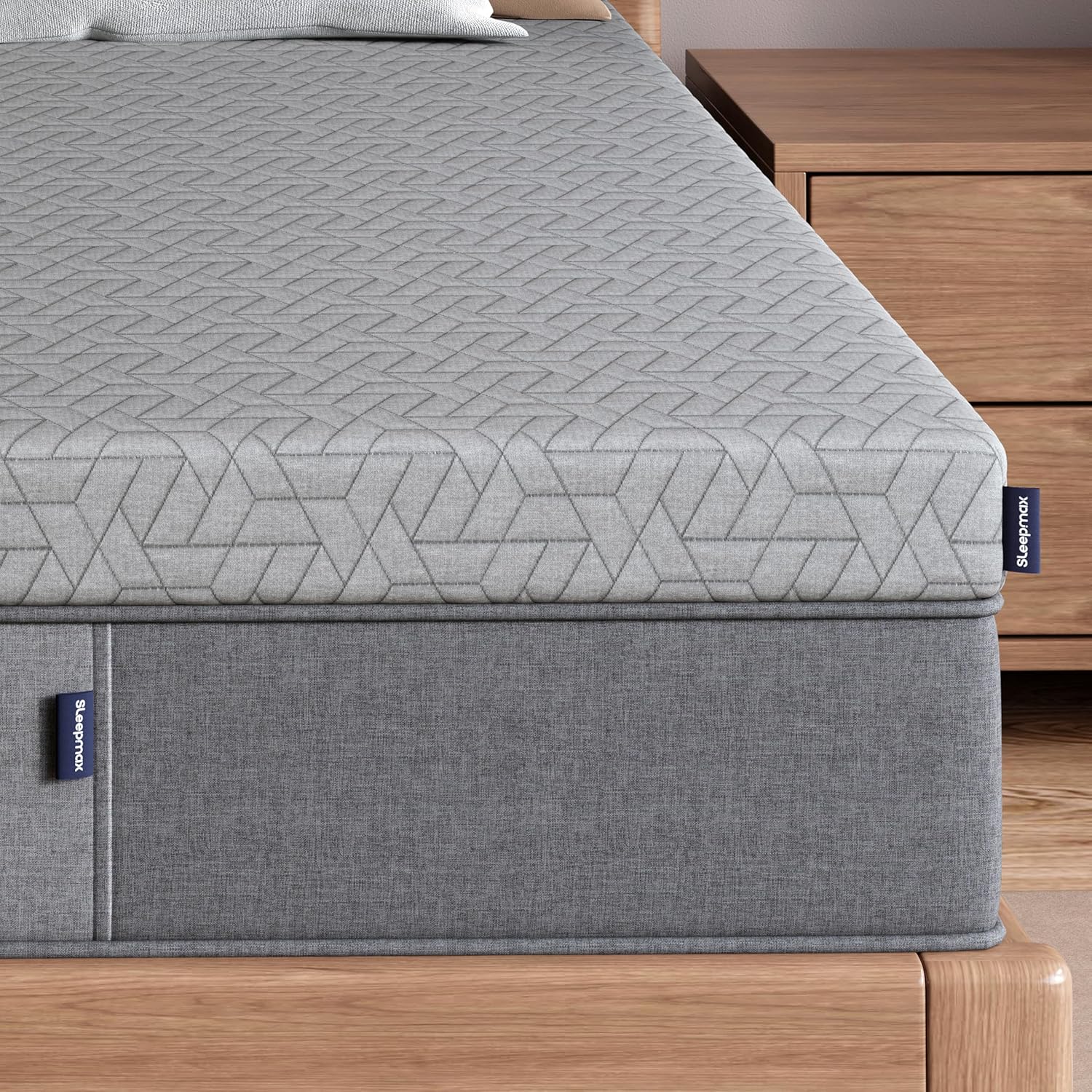 Extra Firm Mattress Topper 3 Inch Queen Size - Fusion Memory Foam Bed Topper Enhanced Pain Relief - Gel Bamboo Charcoal Green Tea Copper Cooling Pad with Cover No Odor - CertiPUR-US Certified