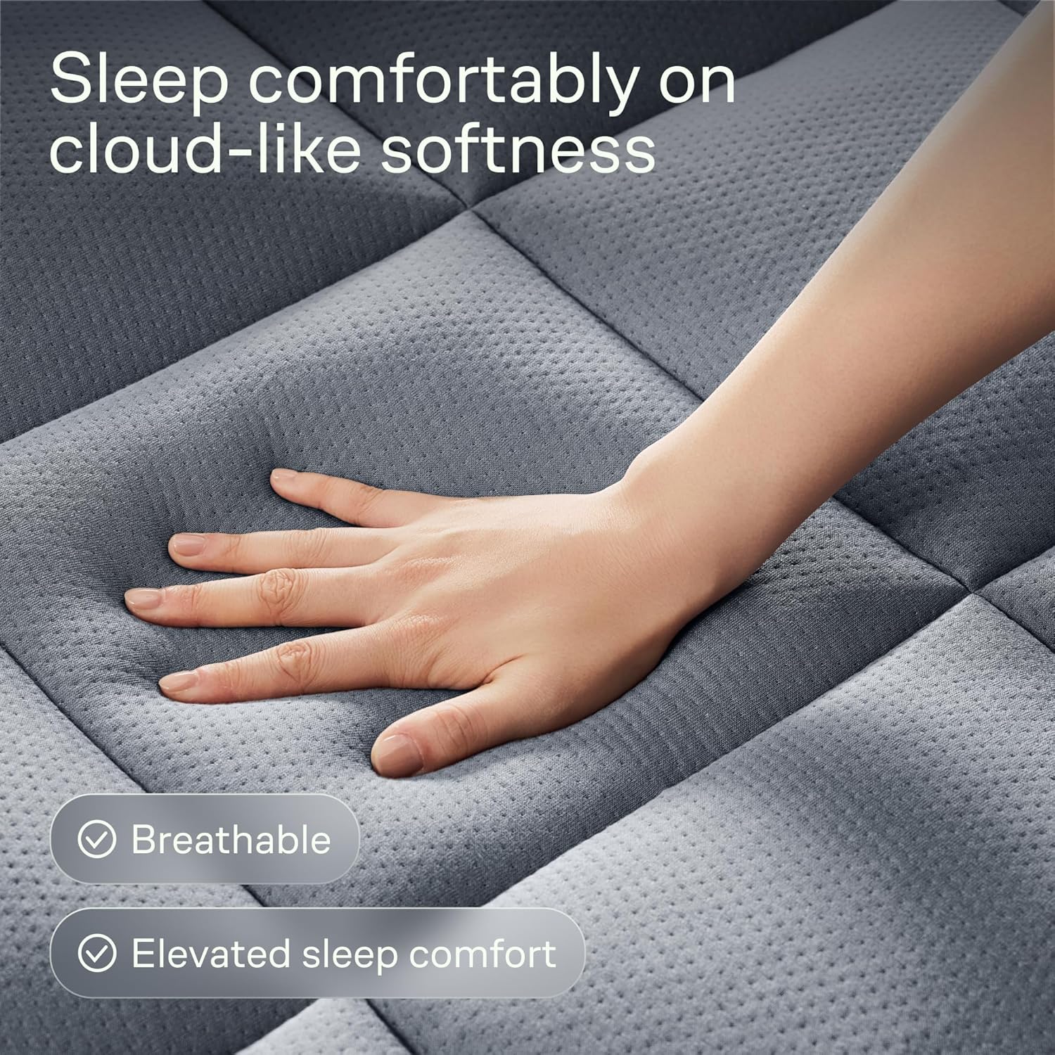 Ultra Soft Queen Size Mattress Topper - Viscose Made from Bamboo Pillow Top Mattress Pad for Back Pain Relief - Naturally Cooling for Hot Sleepers, fits 6-18" Mattress, 600GSM, Green